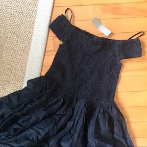 🆕 J Crew Off-the-Shoulder Sheer Dress